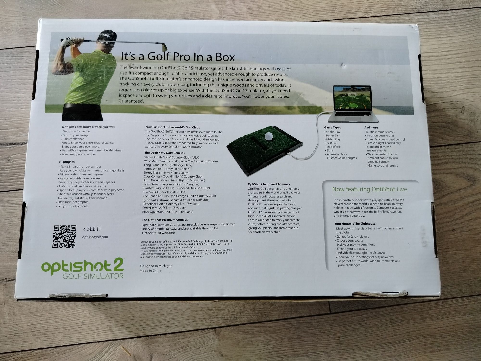 Optishot 2 symulator golfowy