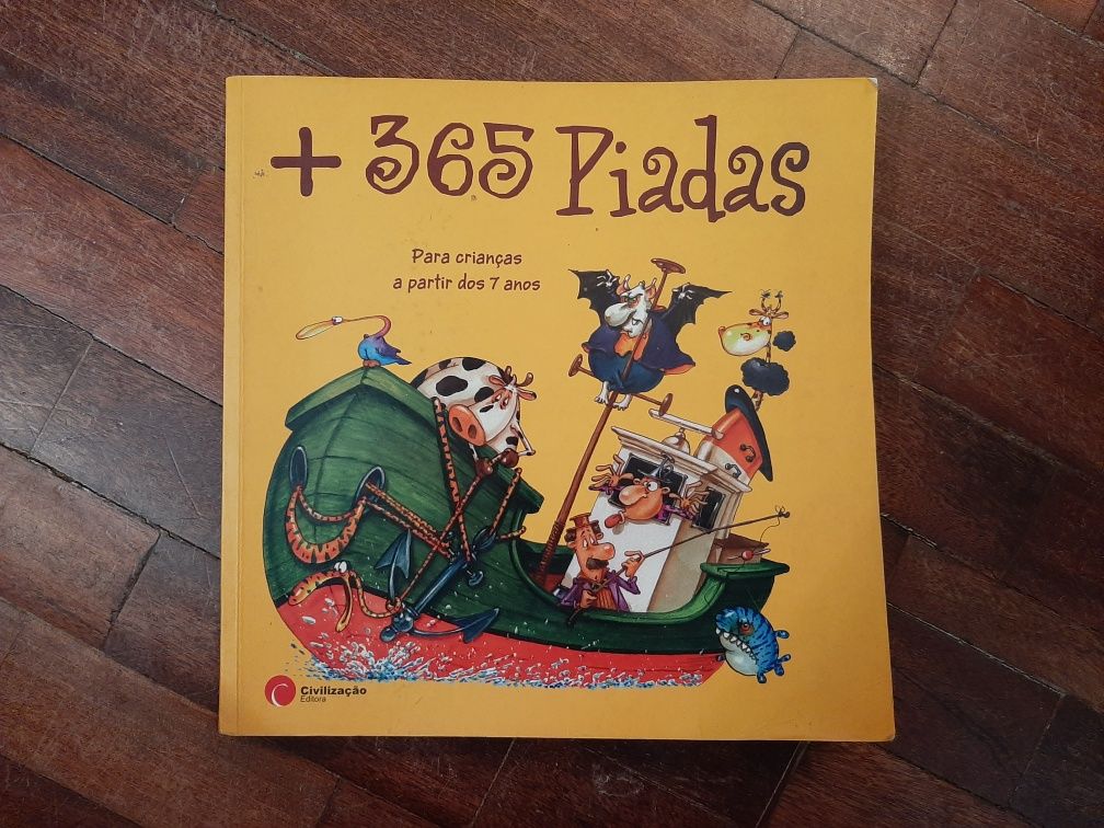 Livro para crianças 365 piadas