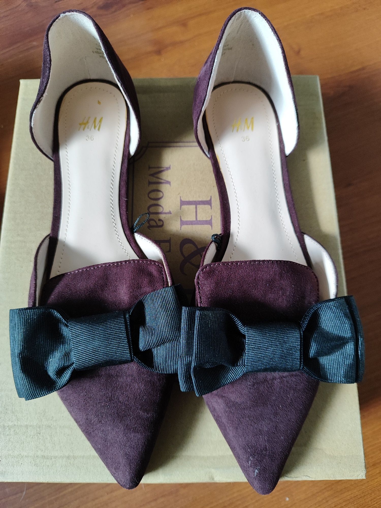 Nowe eleganckie baleriny H&M