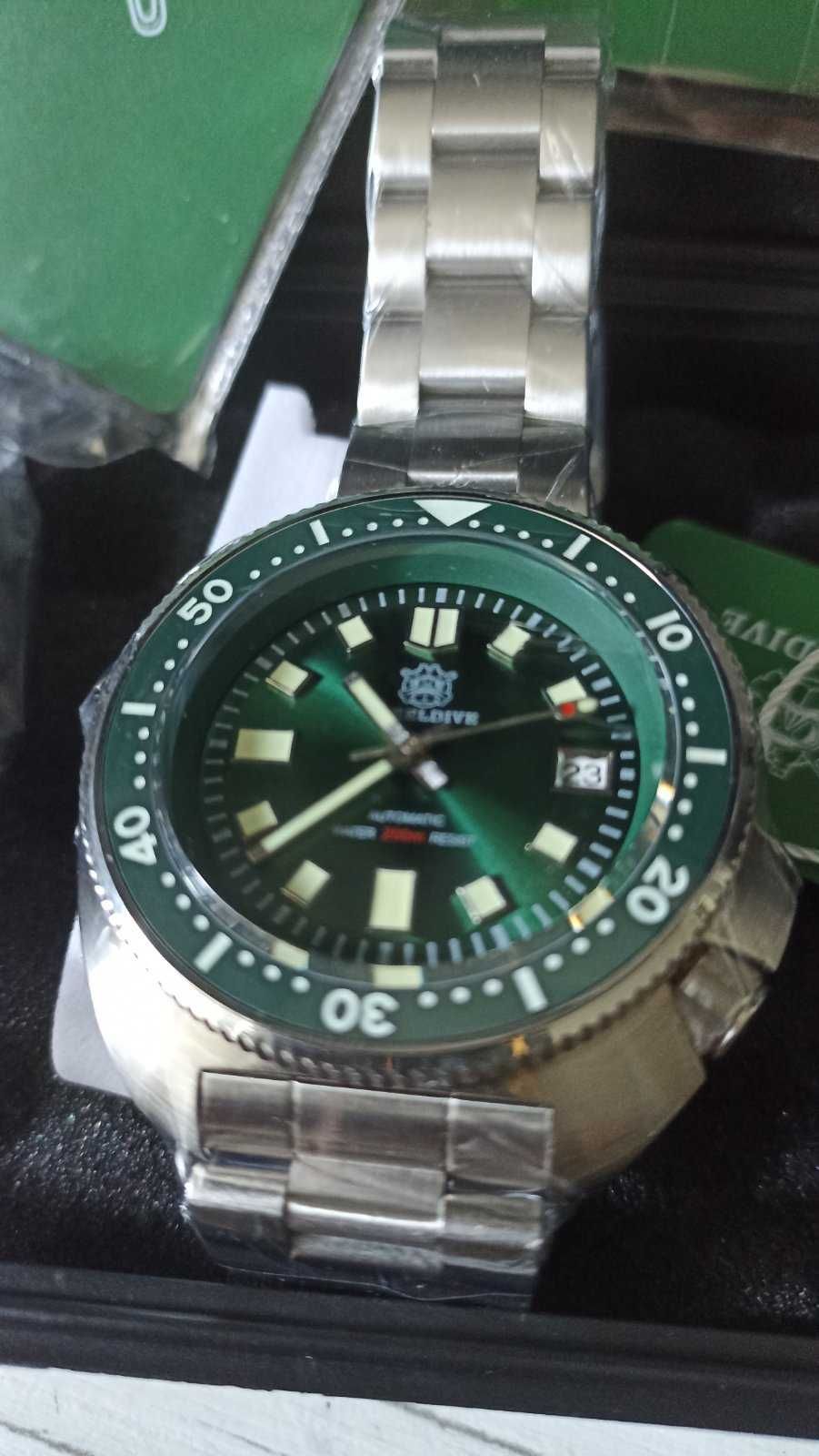 Часы Черепаха STEELDIVE SD1970 хомаж  Seiko Captain Willard. 200м.