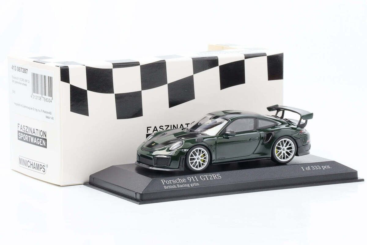 Minichamps 1:43 porsche 911 GT2 RS 2018 (verde)