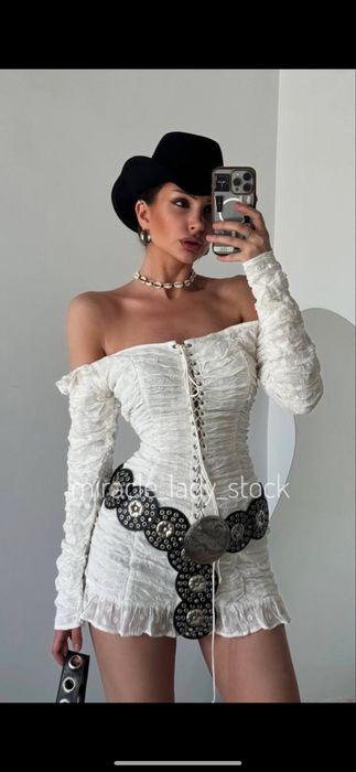 Сукня прошва на підкладці розмір М-L