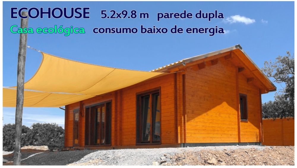 Casa ECOLÒGICA 51 m² - Casa baixo de energia / ECO Woodhouse