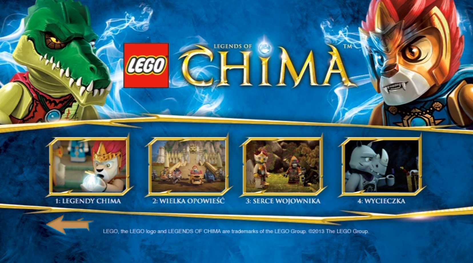 LEGO Chima - część 1 - DVD - odc. 1-4