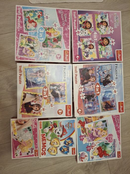 Zestaw puzzli dla dziewczynki