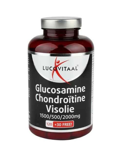 Lucovitaal Glucosamine Chondroitine Visolie 150sz