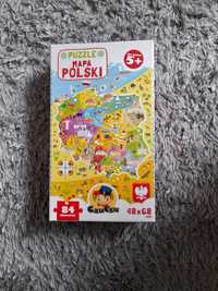 Puzzle mapa Polski Czu Czu