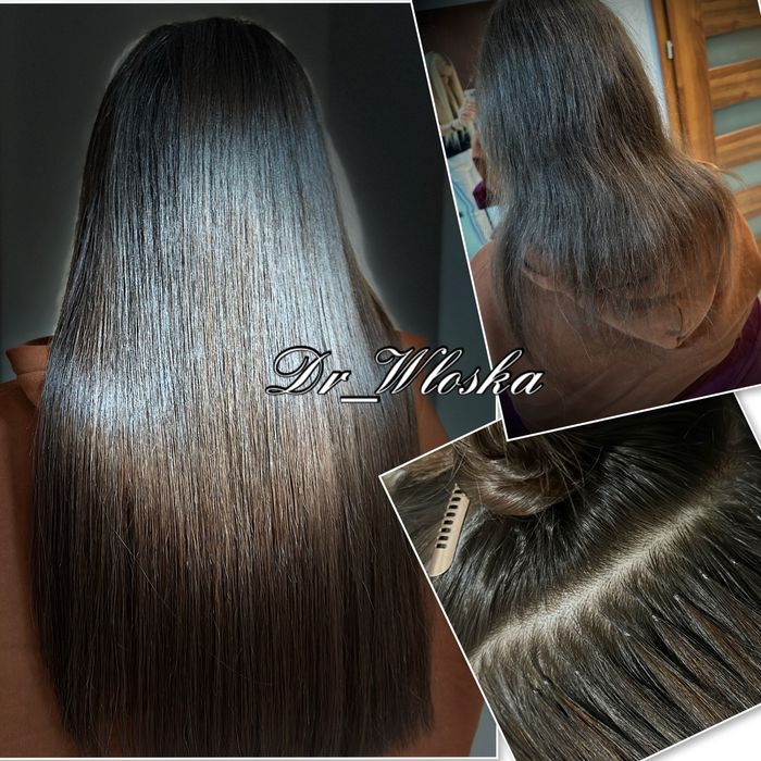 Włosy słowianskie LUX wyczesane , geste 57cm 100g