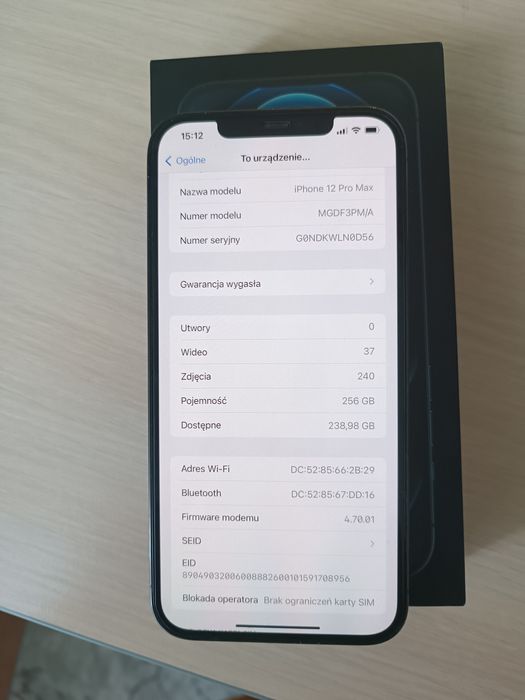 iPhone 12 Pro Max 256GB