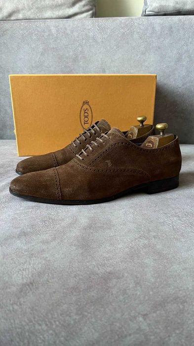Оригінальні Замшеві Оксфорди Tods 44р