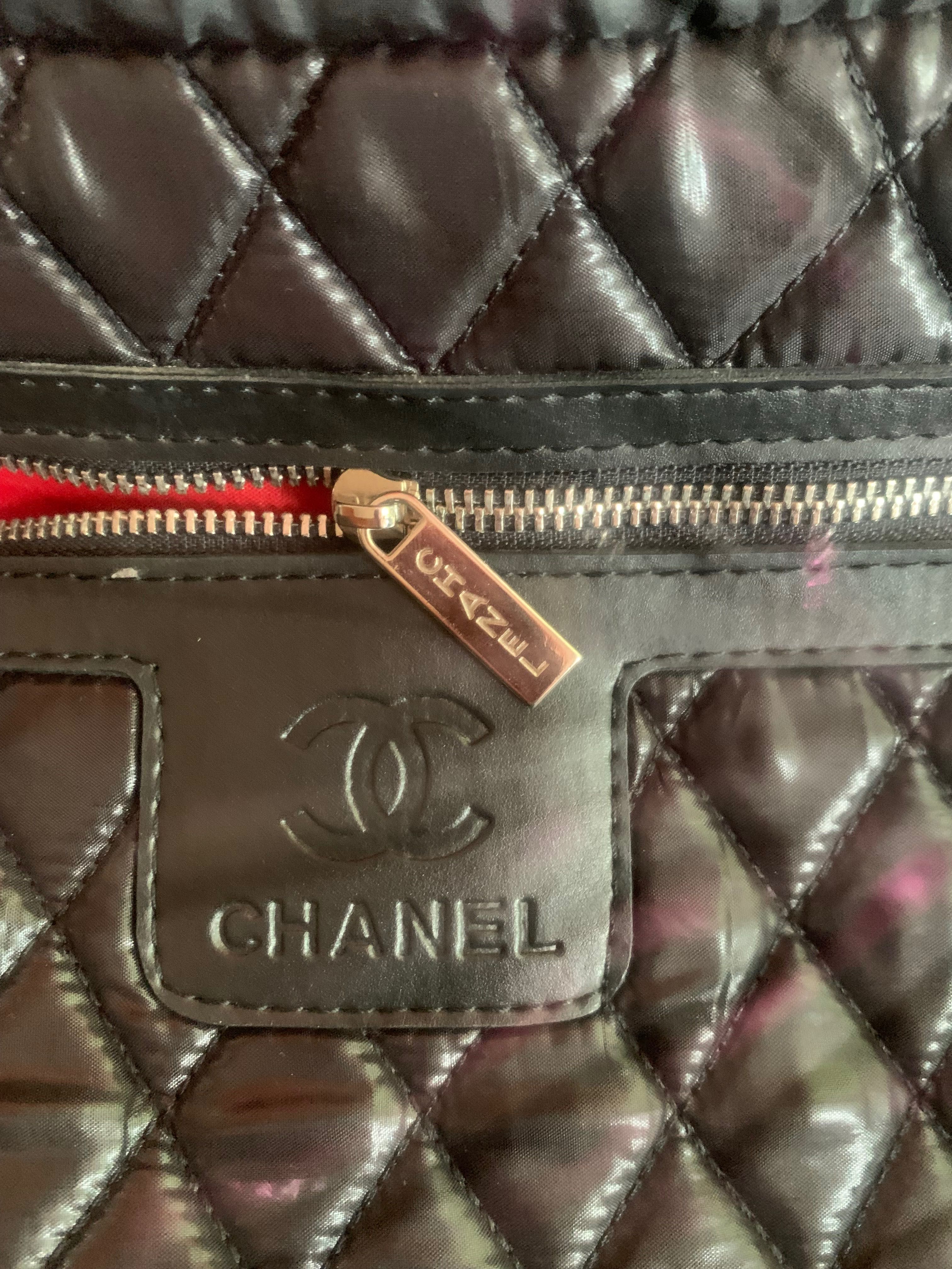 CHANEL torba pikowana duża