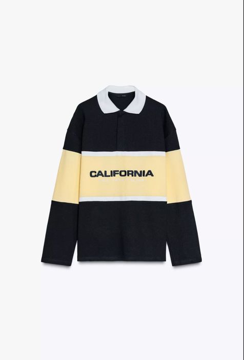 ZARA Koszula polo oversize California 100% bawełna