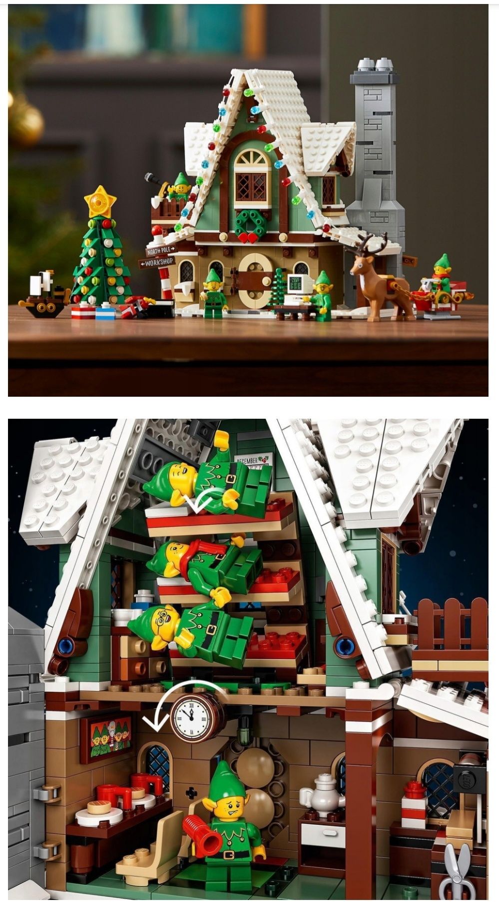 LEGO 10275 Domek elfów + LEGO® 40499 + polybag