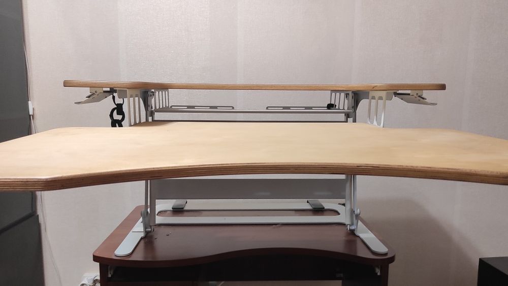 StiyStil СтійСтіл білий extra; накладка на стіл для роботи стоячи