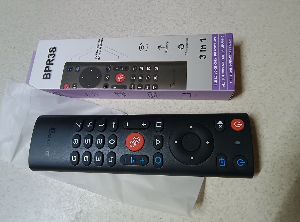 BoxPut (BPR1S plus и  BPR3S ) пульт для смарт ТВ приставки и ТВ