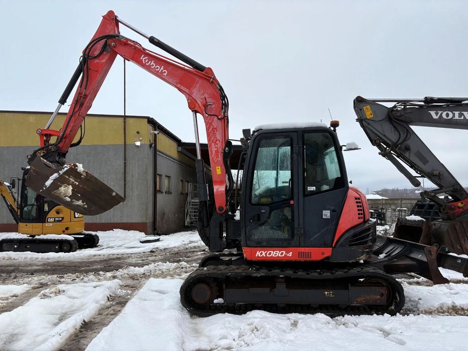 Kubota KX080-4  Koparka gąsienicowa Kubota KX080-4 2014r. rototilt Fox!!!