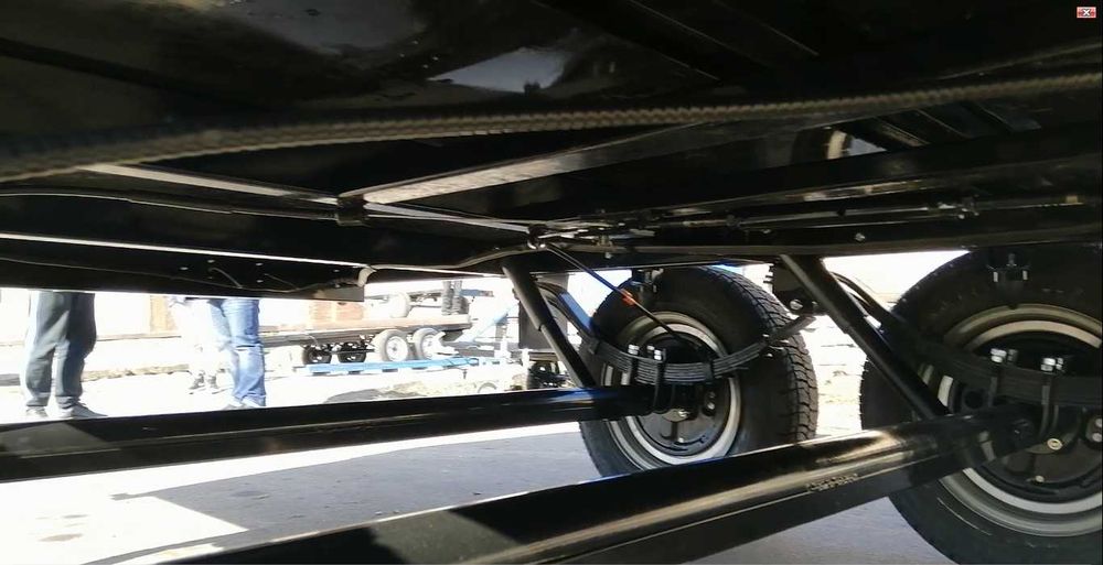 Двовісний причеп Кремінь+ посилений від заводу Коріда-Тех, авто причіп