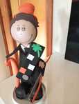 Boneco universitário finalista em espuma