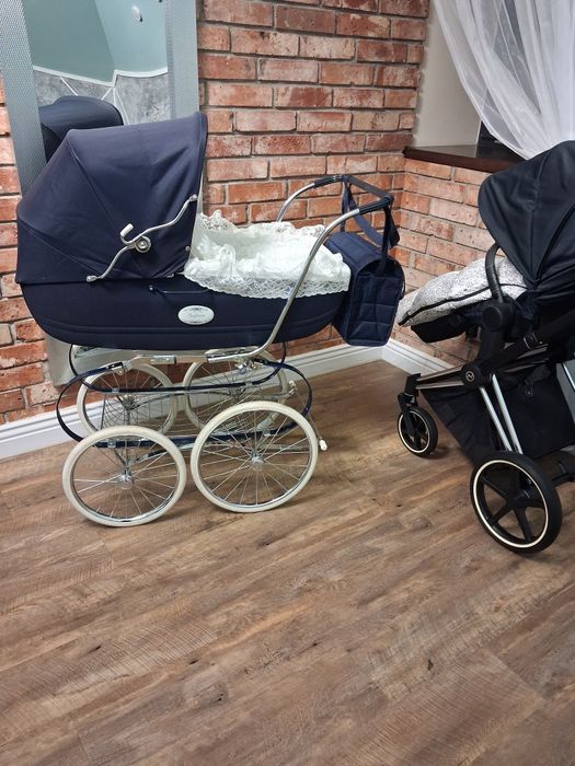 Wózek inglesina classica retro wózek chrzest sesja zdjeciowa