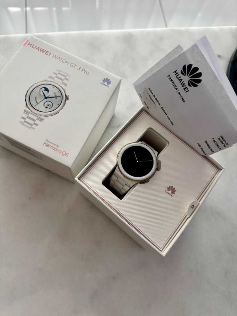 Smartwatch Huawei Watch GT 3 Pro Ceramic + pasek skórzany