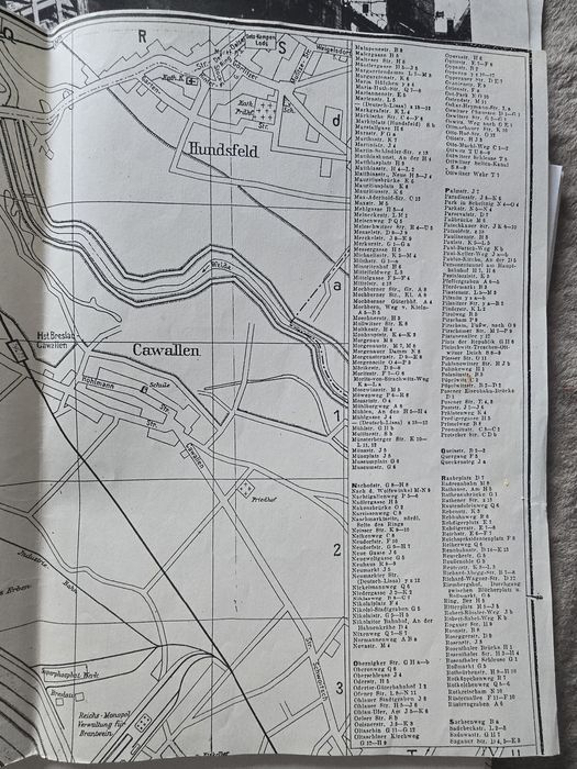 Stare ryciny i mapy przedwojennego Breslau-Wrocław