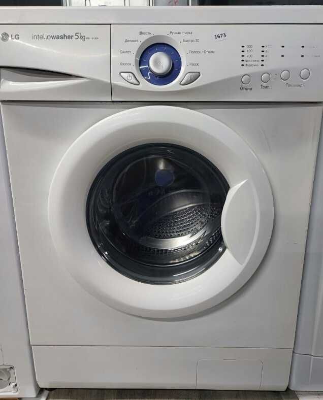Фронтальна пральна машина б/в LG WD10150H. Хороший стан.
