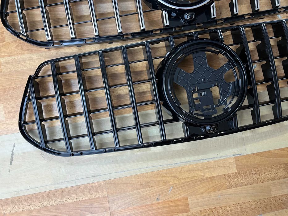 Решетка w167 amg GLE Mercedes 2023+ амг стиль GT е53 гриль