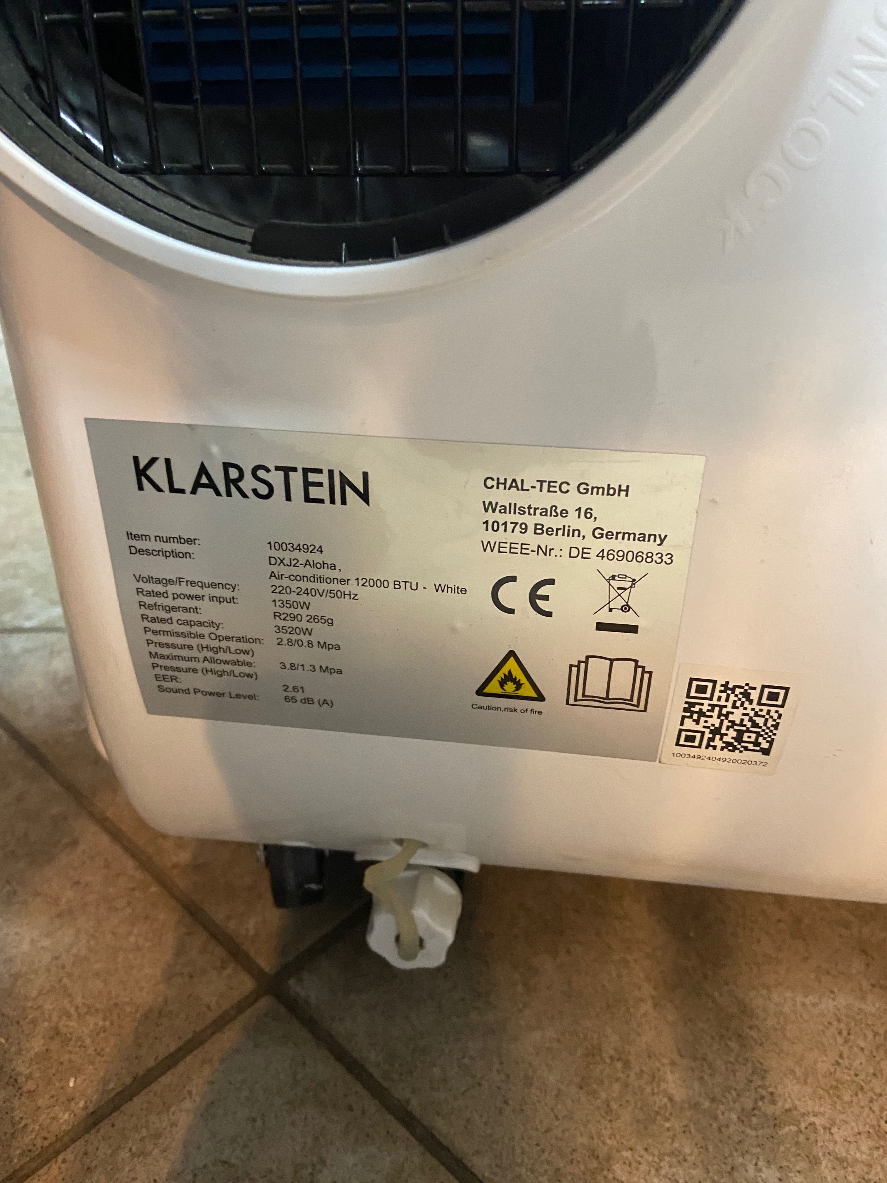 Klimatyzator Klarstein * nowy *PAT-KOM
