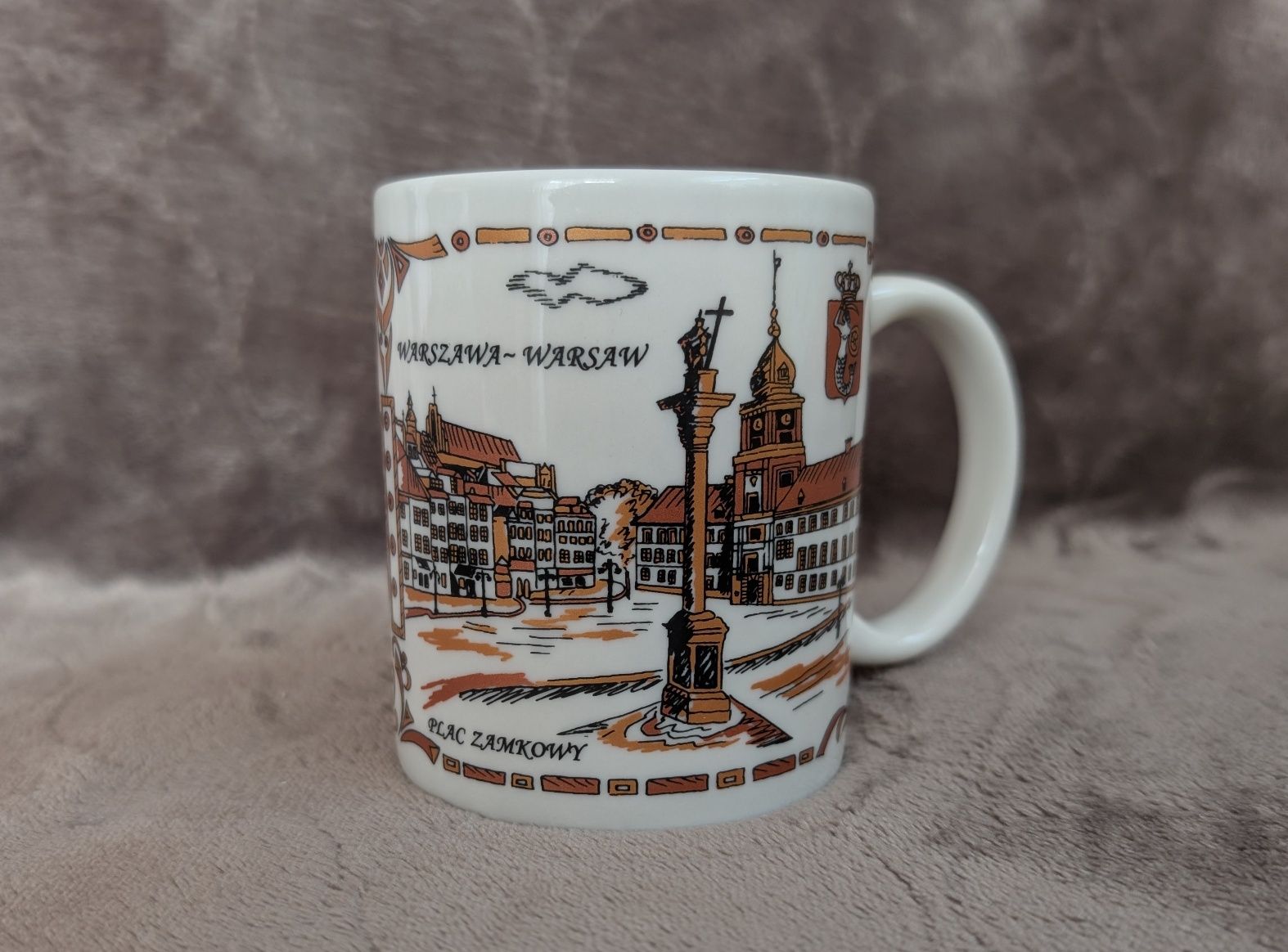 Kubek pamiątkowy z Warszawy z Polski Warszawa Polska Warsaw