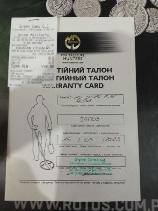 Wykrywacz Rutus Atrex Pro + Tuning + Akcesoria