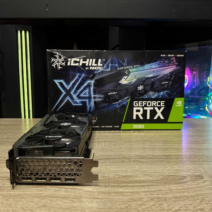 Відеокарта ichill INNO3D Geforce RTX3080-10GB ГАРАНТІЯ