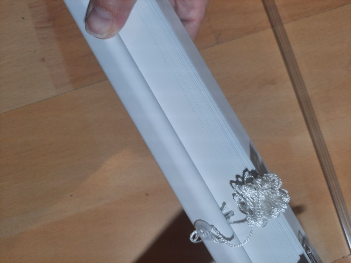 Żaluzja ścienna aluminiowa 25mm 80x130cm biała