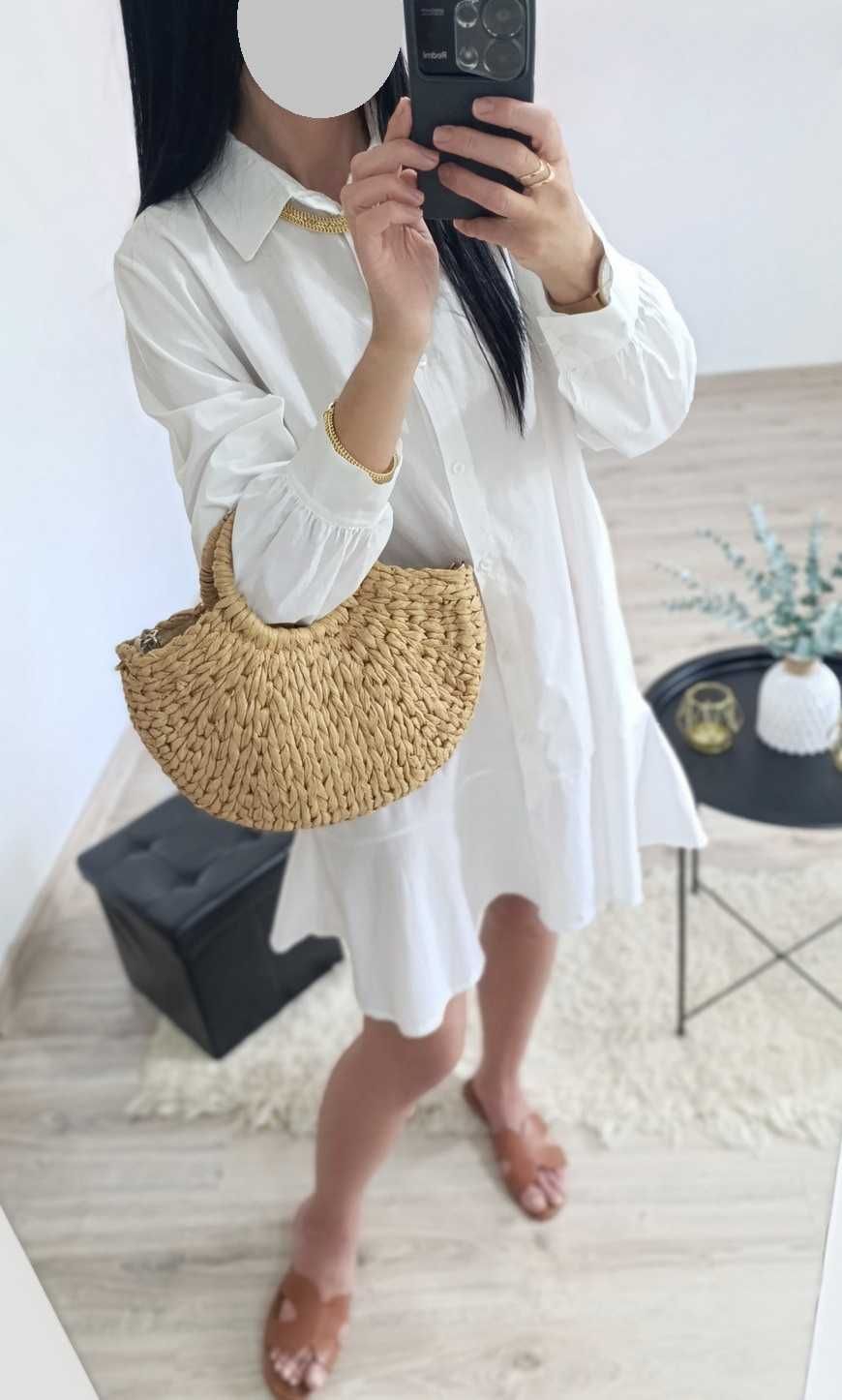 Sukienka koszulowa prosta By Julie 40 L