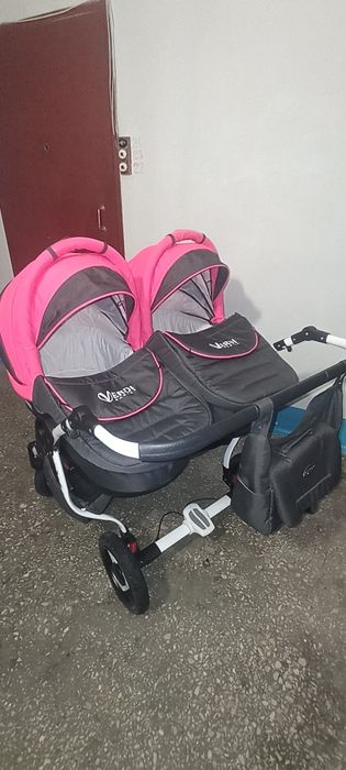 Візочок, коляска для двійні Verdi Twin