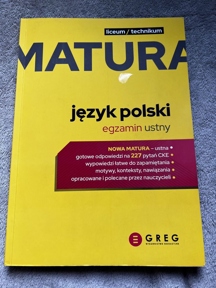 GREG egzamin ustny nowa matura