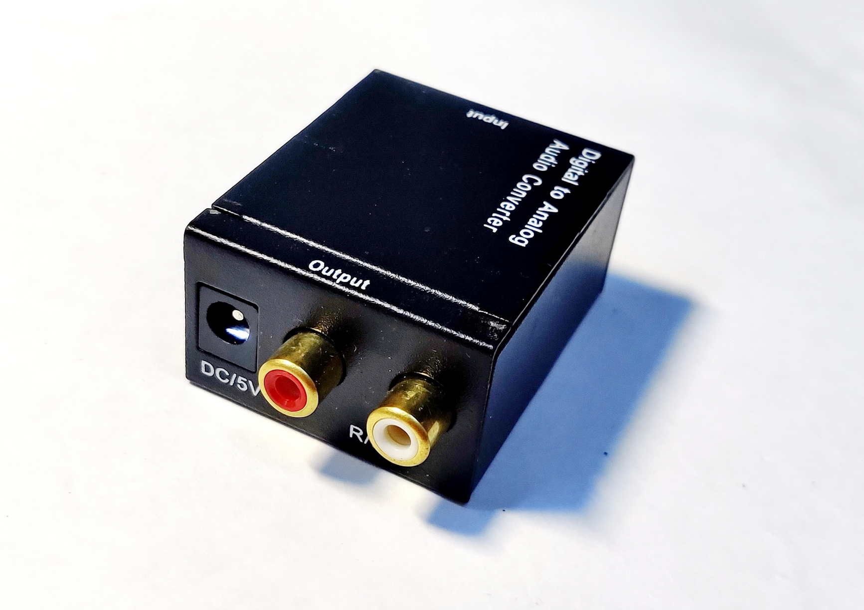 Конвертер ЦАП  S/PDIF Оптичний Toslink, Coaxial > RCA цифра-аналог