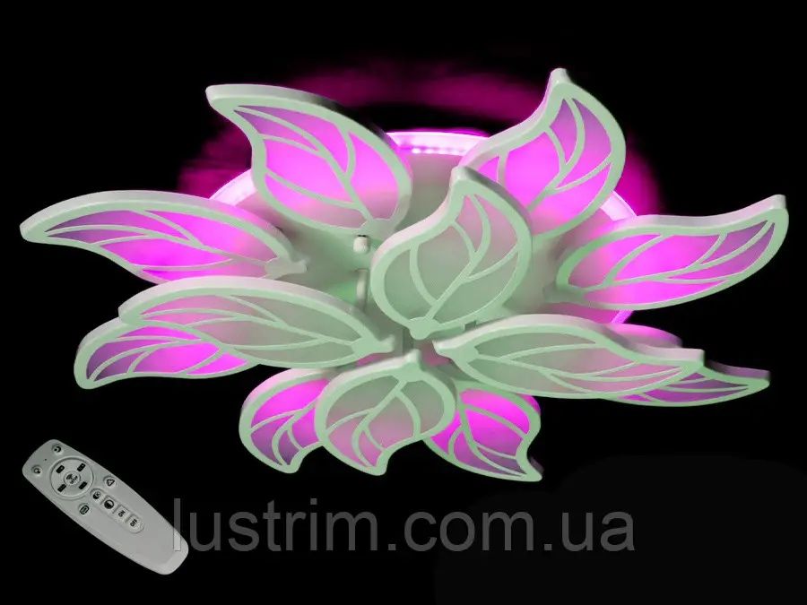 LED люстра на стелю 180W люстра світлодіодний з пультом