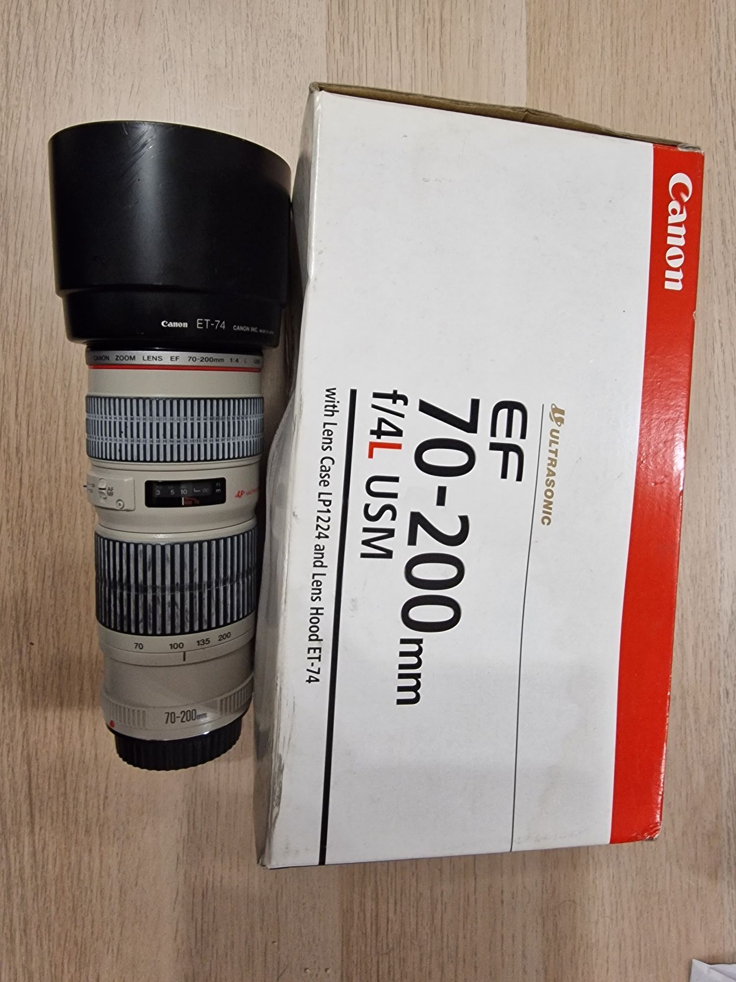 Obiektyw Canon 70-200mm 1:4 L USM ultrasonic
