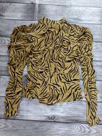 Koszula Reserved 38M zebra bufiaste rękawy 100% wiskoza