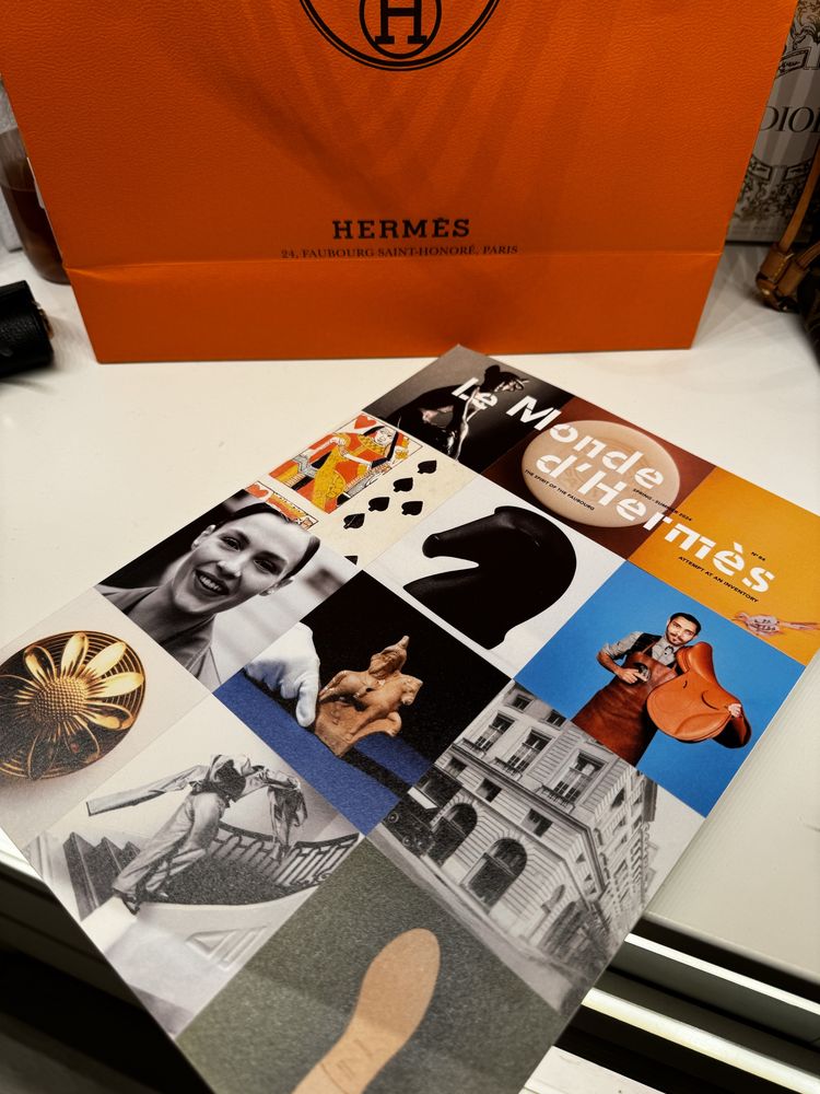 Hermes - torba edycja limitowana kolekcja 2024 książka/magazyn