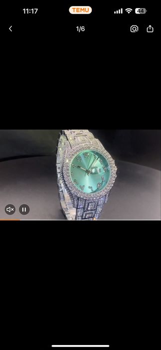 Часы со стразами кварцевые