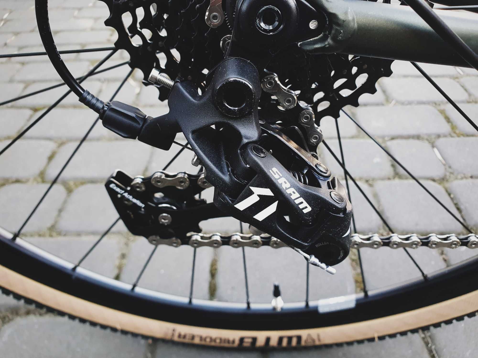 Romet Boreas 2, zielono-grafitowy, rozm. 52, 54, gravel, sram apex