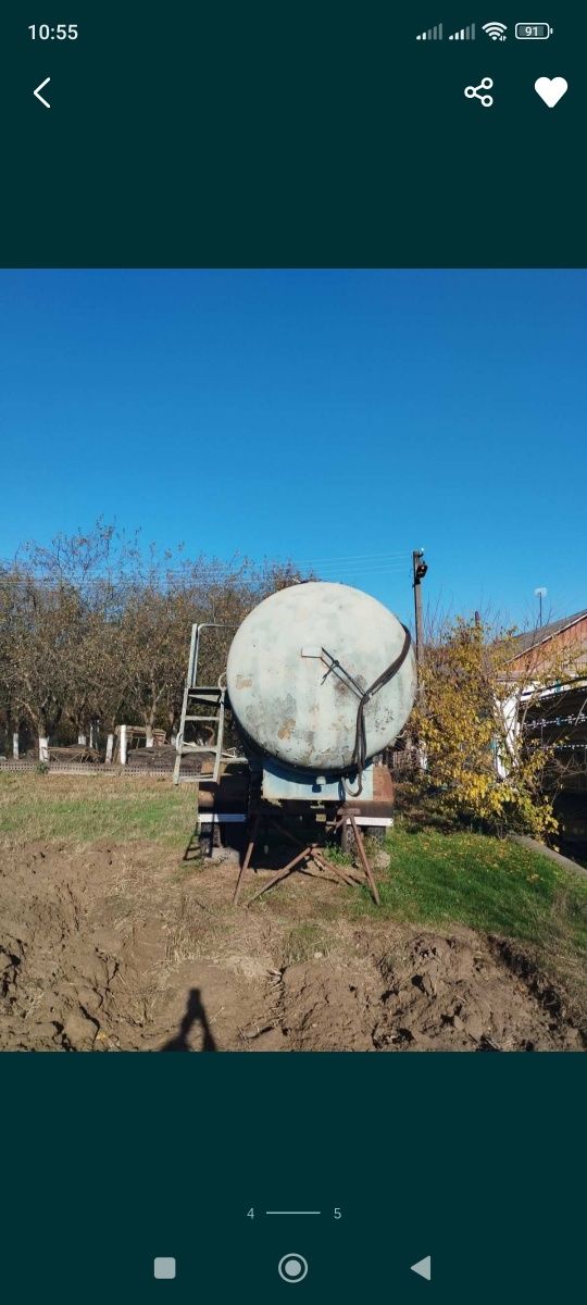 Напівпричеп, цистерна