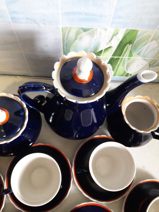 Кавовий сервіз "Довбиш,Кобальт.