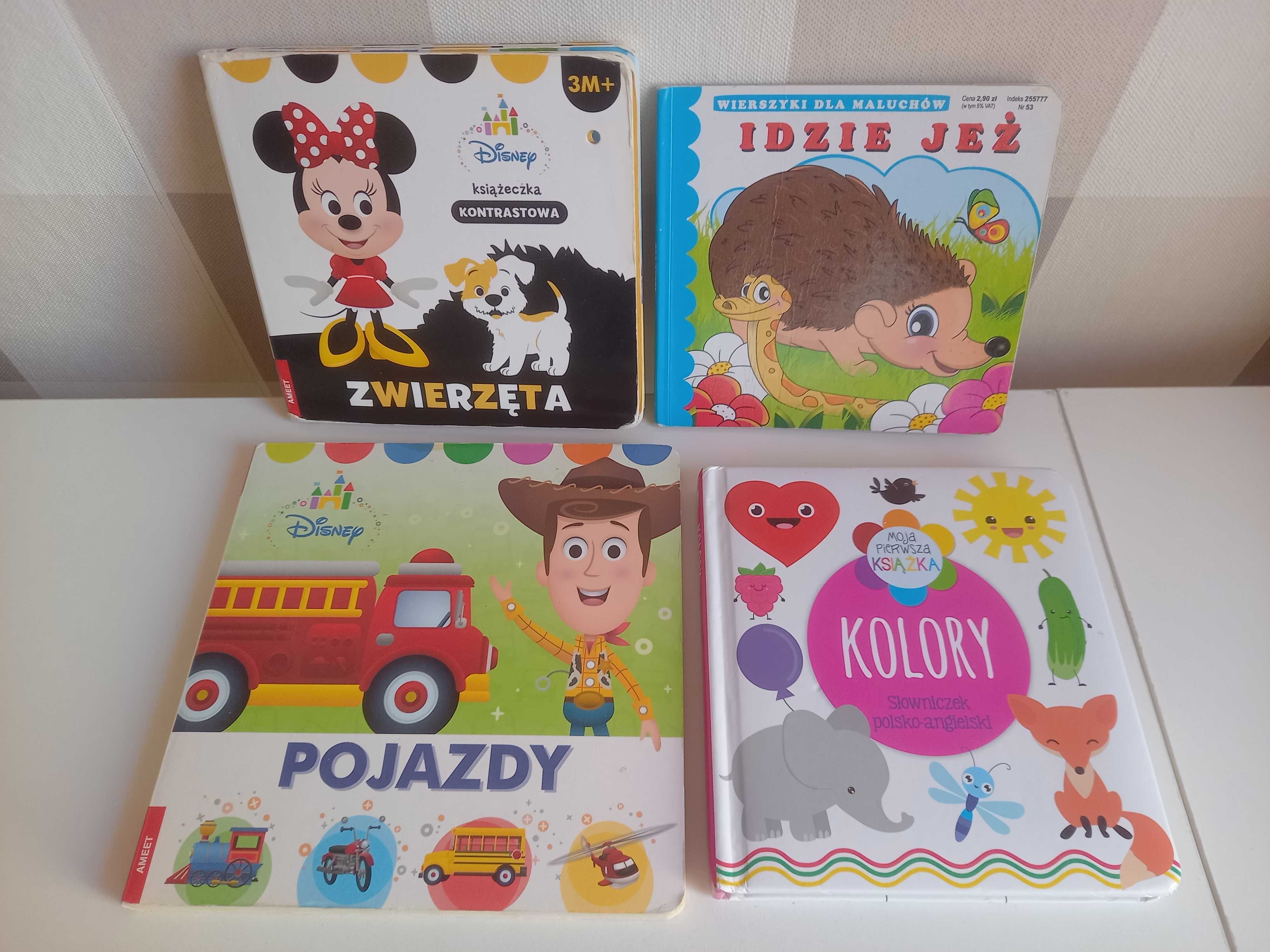 Książeczki kartonowe, z twardymi stronami dla dzieci