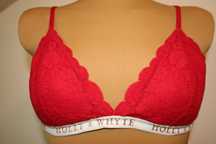 Czerwony Koronkowy biustonosz Holly & Whyte, Rozmiar M 75B