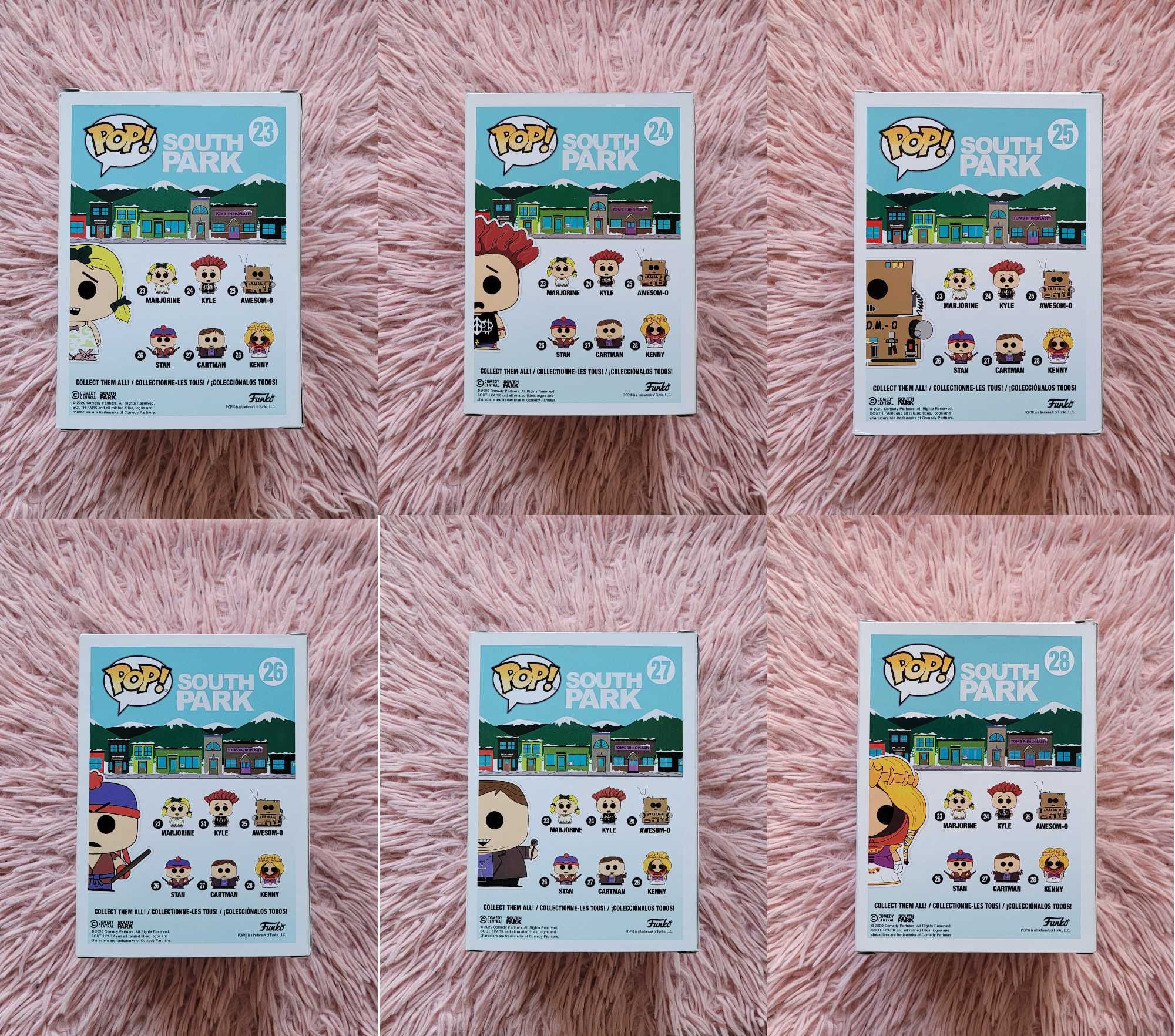 Figurki Funko POP! SOUTH PARK Sezon 8 Marjorine, Princess Kenny #23-28