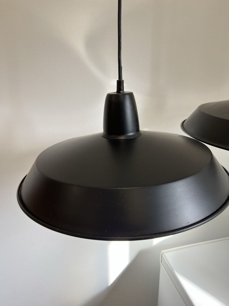 2 candeeiros de teto estilo industrial/minimalista