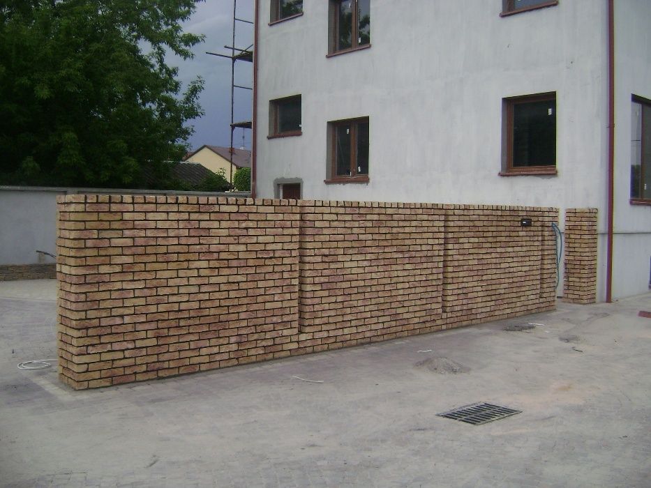 Ogrodzenia  Klinkier  Joniec  Libet Pustak łupany Bloczek betonowy