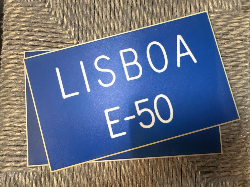 Placas informativas de localidade - Antigas